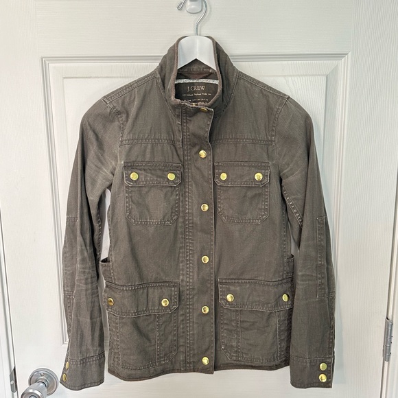 ☀️ J. CREW Relaxed Boyfriend Field Jacket - Picture 3 of 15